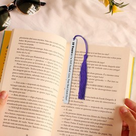 10 Years Anniversary Bookmark 10th Anniversary Tin Gifts Wedding Anniversary Husband Gifts from Wife Gifts for 10th Anniversary Couples Fisherman Gifts for Husband Boyfriend 10 Years of Marriage Gifts