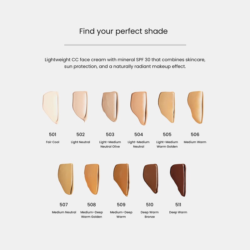 INGLOT Skin-Perfecting CC Gesichtscreme LSF 30 Light Neutral 502, 30