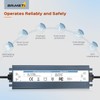 BRIMETI Trasformatore LED 220V 24V 60W Esterno Impermeabile IP67 Adattatore