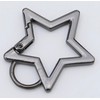 Star Shaped Stainless Steel Keychain Clip Carabiner Snap Hook Holder
