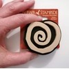 Swirl Decorative Rubber Stamp for Crafts