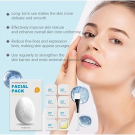 Zombie Facial Mask, Mascarilla hidratante profunda, hidratación facial compacta, reparación suave de la mascarilla para el cuidado de la piel,...     