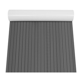 Boat Flooring,EVA Foam Boat Flooring,Traction Pad stripe Non-Slip Grip Mat,RV Mat,Supports Free Cutting,Non-Slip Self-Adhesive Flooring For Motorboat RV Yacht Kayak,Size 94.48*47.24in (Dark gray)