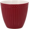 GreenGate Latte Cup Alice Claret Red