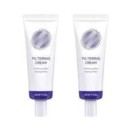 Unknown 듀이셀 필터링크림 톤업크림 40ml 2개 SPF 50+ Dewycell Filtering Cream Tone-Up Cream 40ml 2 Pieces SPF 50+ [Selection]