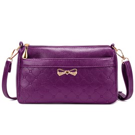 ModaZeal Small Handbags for Women PU Leather Cross Body Bags Soft Shoulder Bags Ladies Bags with Elegant Butterfly Decoration