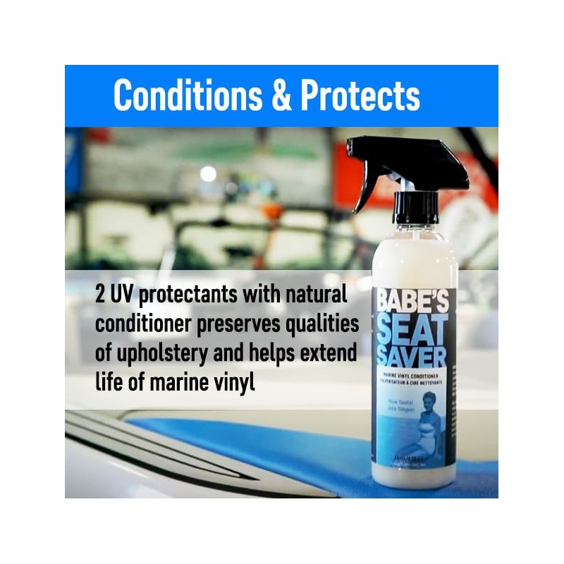 Babe’s Seat Saver – Marine Vinyl Protectant & Conditioner –
