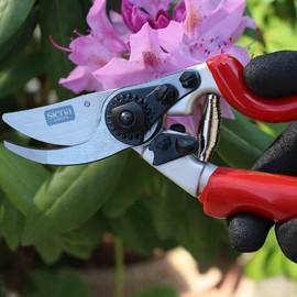 Siena Garden Premium Bypassschere, Gartenschere, Rosenschere, mit Rollgriff, 691518