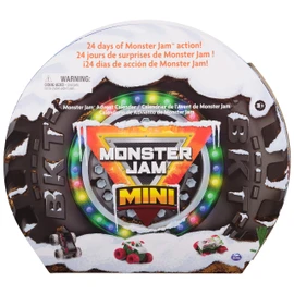 Monster Jam Mini Christmas Advent Calendar, 24 Days of Mini Monster Trucks and Accessories, 1:87 Scale, Kids’ Toys for Boys and Girls Ages 3 and up