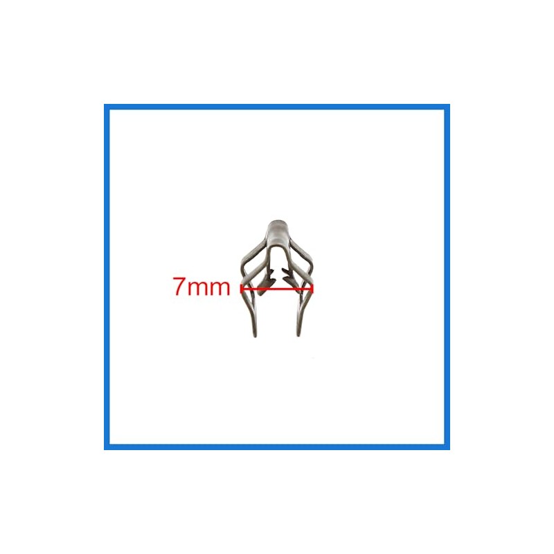 VekAuto 10Pcs 7mm Hole Metal Rivets Car Interior Dashboard Panel