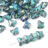200pcs Mixed Butterfly Beads Butterfly Spacer Beads Glass Butterfly Beads