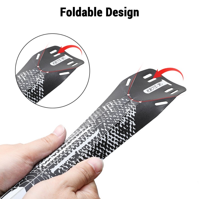 Foldable Bike Mud Guard Set Mountain Bike Front Rear Quick