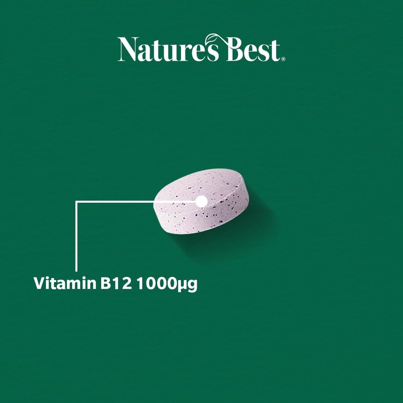 Nature's Best Vitamin B12 (Methylcobalamin) 1,000µg - High Strength Supplement