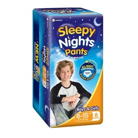 BabyLove Sleepy Nights Pants 8 to 15 Years (27 to 57kg) X 8 (Limit 2 per order)