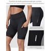 BERGRISAR Pantaloncini da ciclismo imbottiti 4D da donna per bici