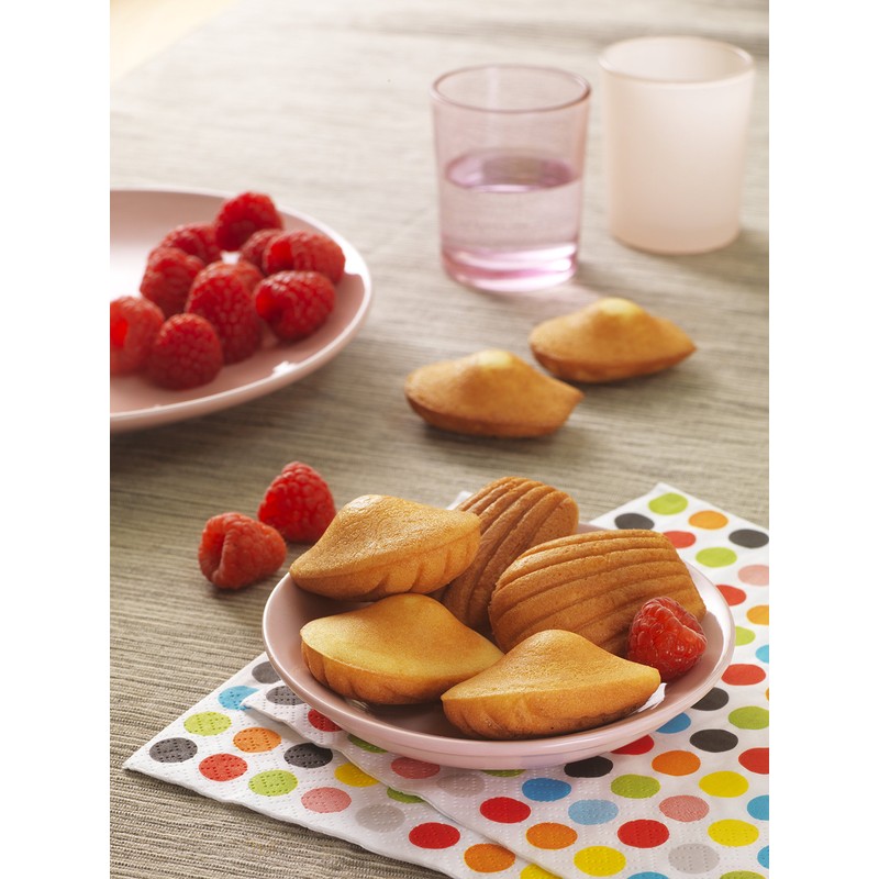 Tefal Snack Collection Mini Madeleine Non-Stick Plate, Black