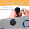 BGGTMO Black License Plate Screw Caps - Matte Black Screw