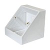 electrosmart Pack of 4 White Single Gang Pattress Electrical Back