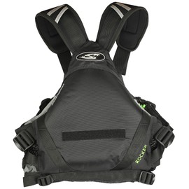 Stohlquist Rocker Lifejacket, USCGA Approved Type III PFD (Black, Large-X-Large)