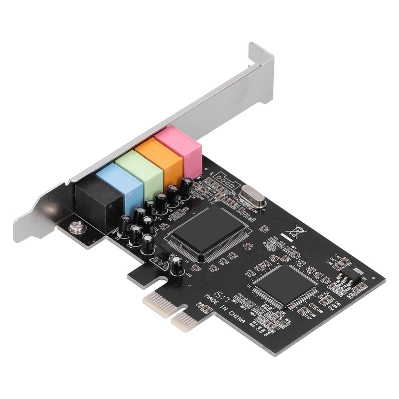 PCI-E 5.1 Sound Card CMI8738 Chip Stereo Audio Card Support