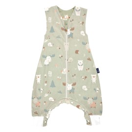 Alvi Sleep-Overall Light Sleeping Bag with Feet Baby Forest