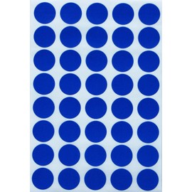 Labels 19 mm Stickers - Assorted Colours Size 1.9 cm (3/4-Inch) Stickers by Royal Green 600