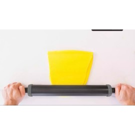 Anodilar Nonstick Rolling Pin with Adjustable Rings – 15.7" (40 cm)