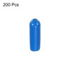MECCANIXITY 200pcs Rubber End Caps Cover 1/8 Inch Vinyl Screw