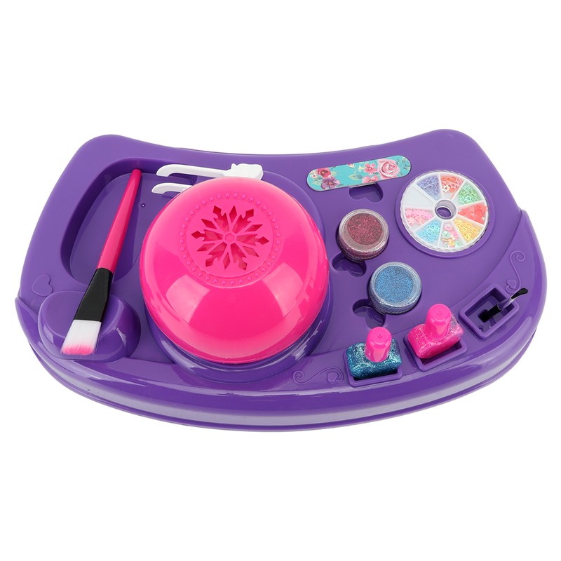 Kids Nail Art Toys Nail Polish Set with Dryer DIY