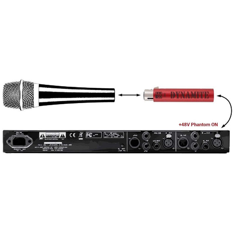sE Electronics DM1 DYNAMITE Active In-Line Microphone Preamplifier
