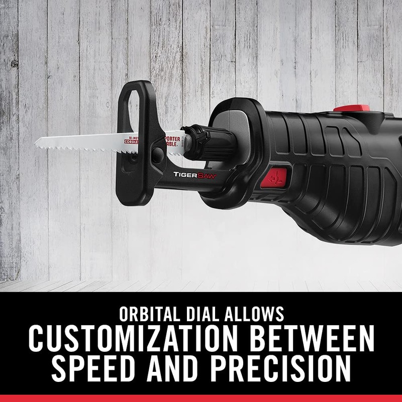 PORTER-CABLE Reciprocating Saw, 8.5-Amp, Variable Speed Trigger with Orbital Action,