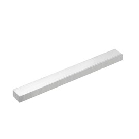QUARKZMAN Square Aluminium Flat Bar, 5/8 Inch Thick, 1 Inch Wide, 10 Inch Long, Aluminium Rod 6061 Aluminium Flat Plate, 16 x 25 x 254 mm T6511 Solid Material, New Mill Bearing