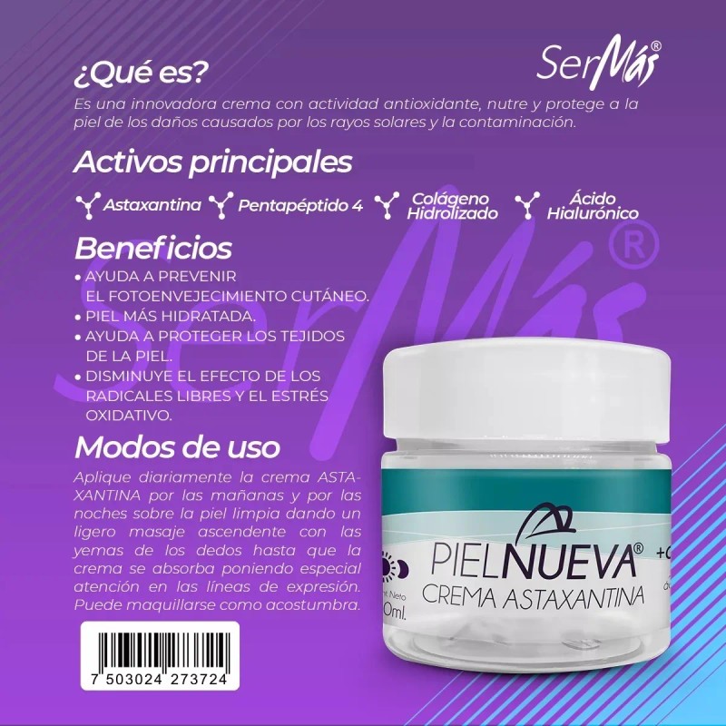 Kit Crema Células Madre Vegetales Astaxantina Ser Más Todo Tipo