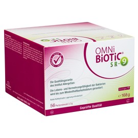 OMNi BiOTiC SR-9, 56 Portions (168 g), 9 Bacterial Strains, 15 Billion Germs per Daily Dose, Powder, Vegan, Gluten-Free, Lactose-Free, Daily Use