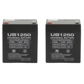 Universal Power Group 12V 5Ah UPS Battery for Topin 12V5AH/20HR - 2 Pack