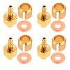 Aupoko 4 Sets Bicycle Brake Olive Insert Bike Hydraulic Disc