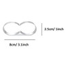 WJSYSHOP Bra Cookie Cutter Stainless Steel
