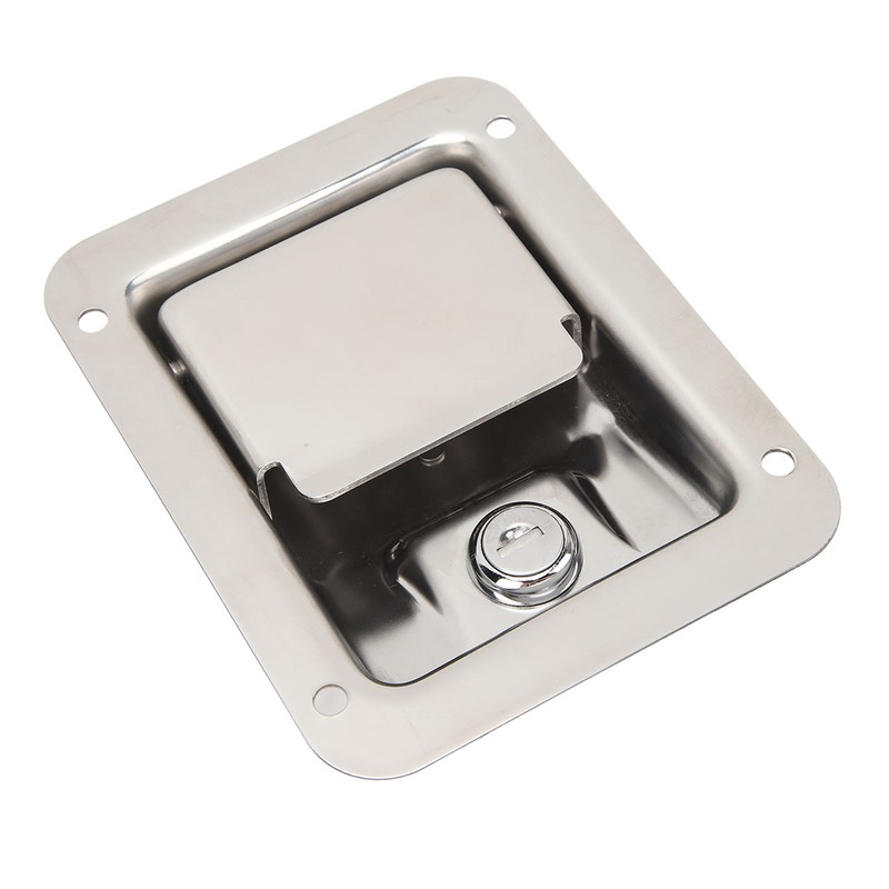 Trailer Door Key Lock Lock Stainless Steel Door Paddle Handle