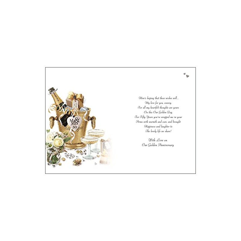Husband Golden Wedding Anniversary Card