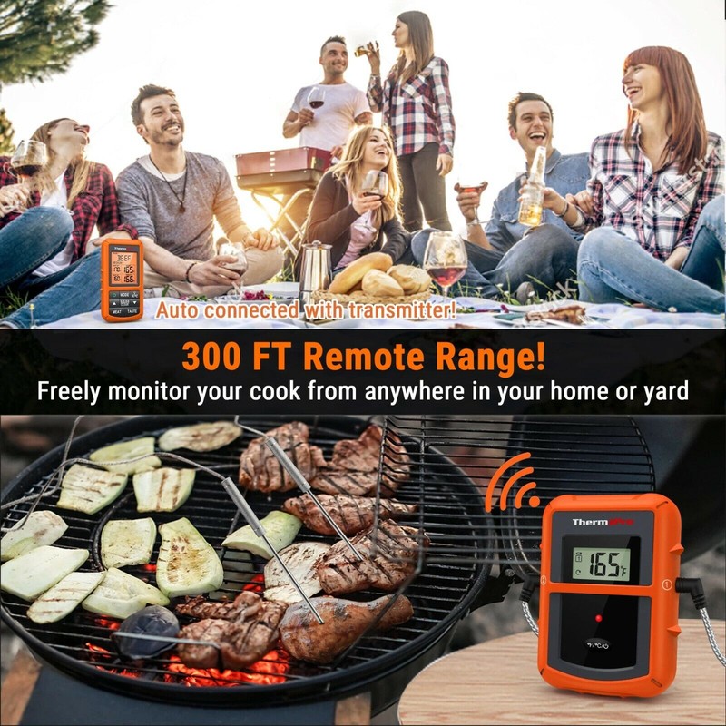 ThermoPro TP20S Wireless Remote Digital Cooking Food Meat Thermometer BBQ
