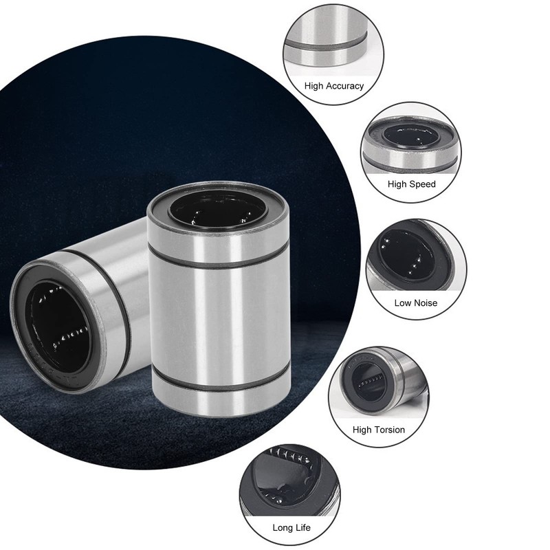 2Pcs LM30UU Linear Ball Bearings, 30mm ID 45mm OD 64mm