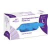MediHands Nitrile Powder Free Examination Gloves Large Pack of 100