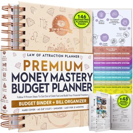 Financial Planner & Monthly Planner & Monthly Bill Organiser – 12 Months Journey to Financial Freedom, Monthly Budget Book | Much More than Just a Budget Planner or Financial Planner