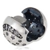 Clip Stopper Charm 925 Sterling Silver Lock Charm Spacer Charm