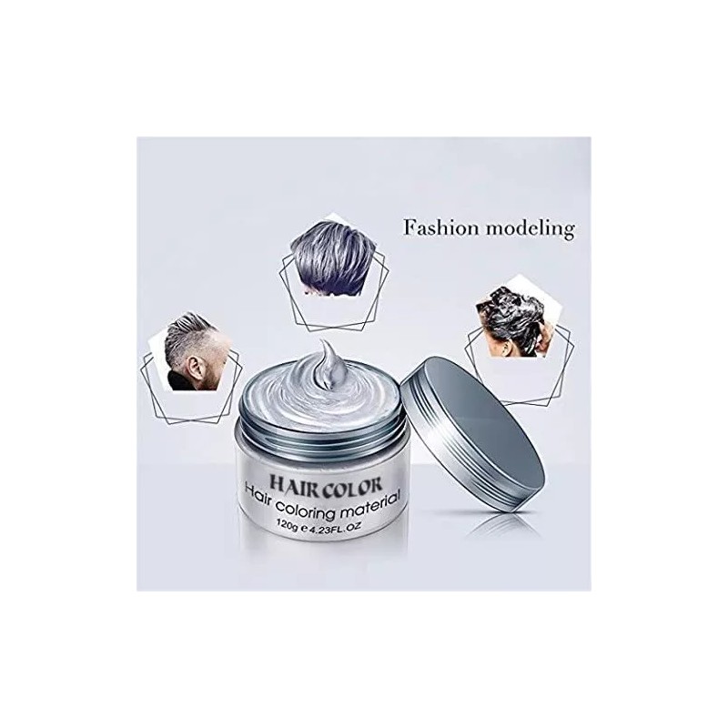 Efly Cera Temporal Para Pintar El Cabello Colo Gris Plateado