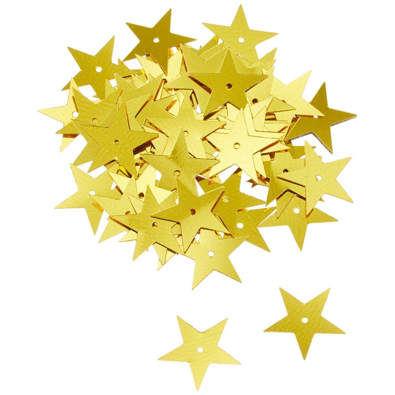 TOHO F15-501 Spangle, Star, Approx. 0.6 inches (15 mm), Gold,