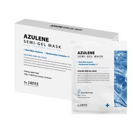 Santé Azulene Semigel Mask 33g 1 box (10 sheets) Face & Neck Mask / 상떼 아줄렌 세미겔 마스크 33g 1박스(10매입) 페이스&넥 마스크