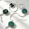 GCFTIFF 2pcs Foldable Purse Hook for Table & Desk,Portable Bag