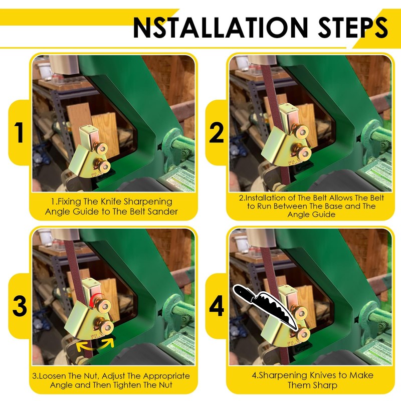 Feekoon Assorted 12 Pack of 1x30 Sanding Belts, with Adjustable