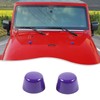 SQQP Engine Hood Rubber Head Decor Trim Compatible with 2007-2018